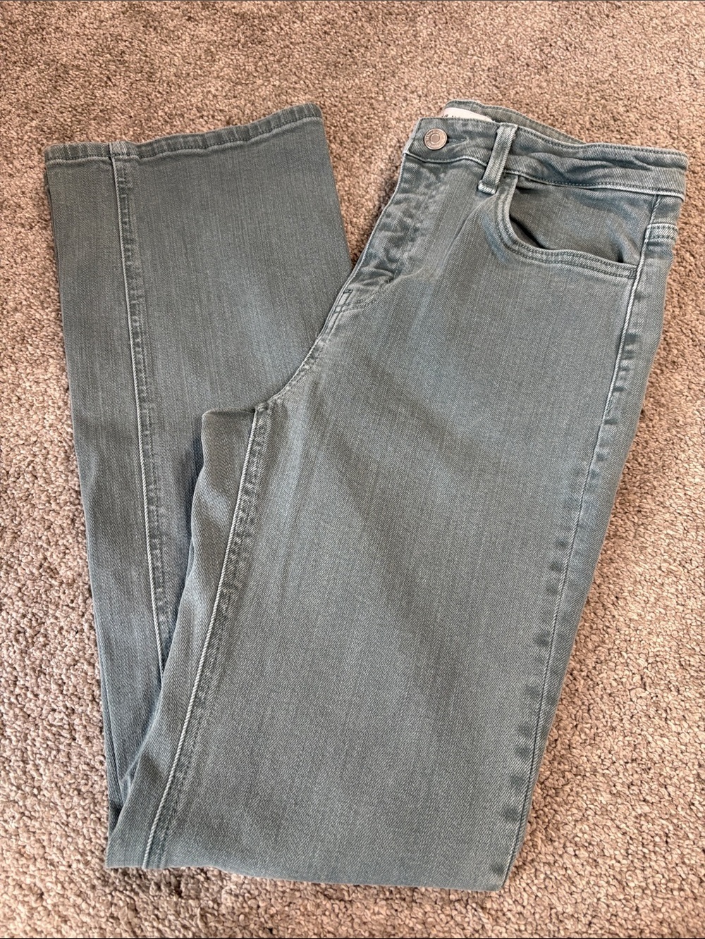 Flying Monkey Green High Rise Slim Boot Jeans